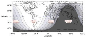 eclipse lunar 21 enero 2019 lugares desde donde se lo puede observar